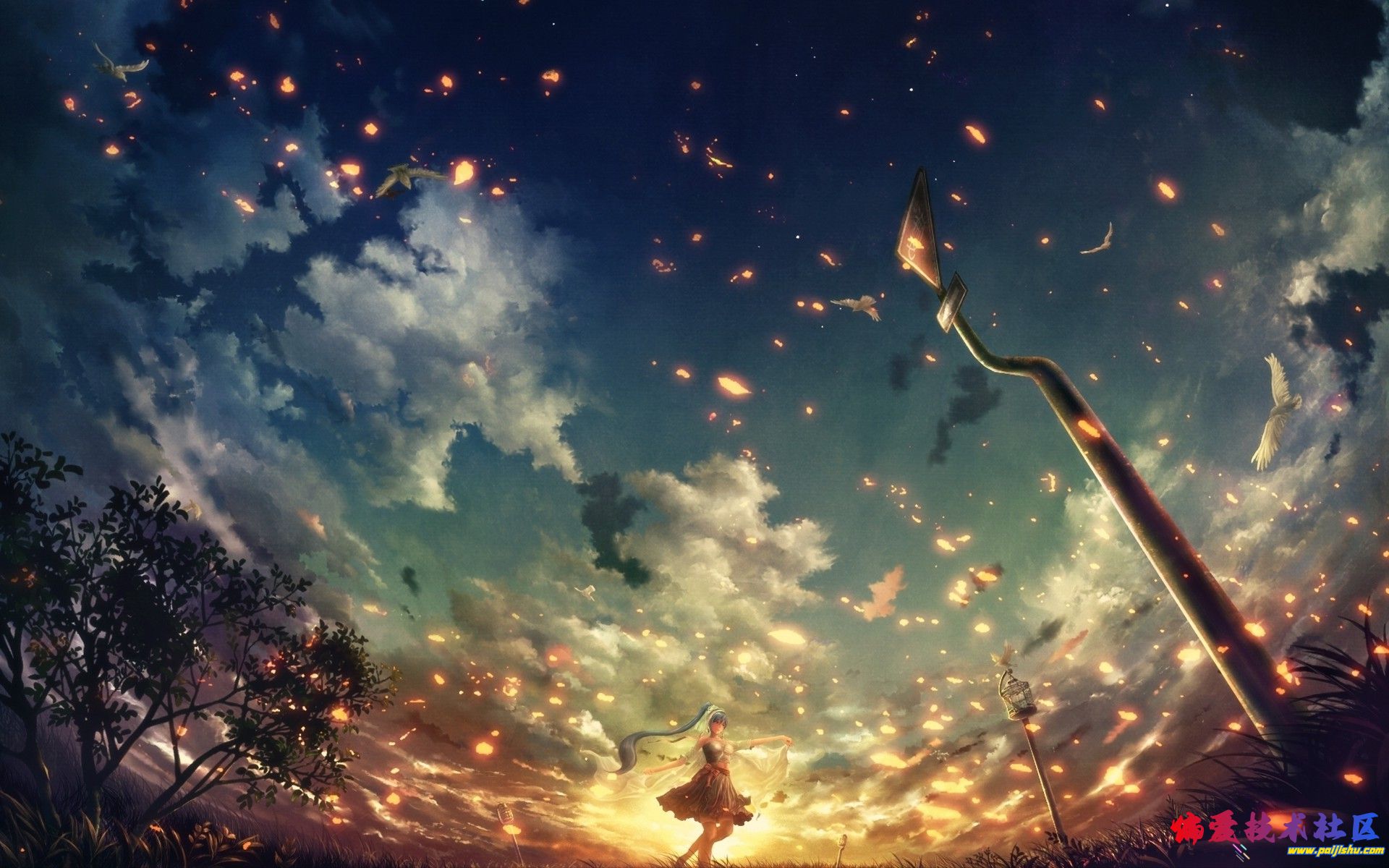 sunlight-landscape-street-light-sunset-night-anime-797658-wallhere.com.jpg
